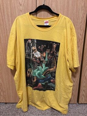 Supreme Yellow Short Sleeve Graphic Tee